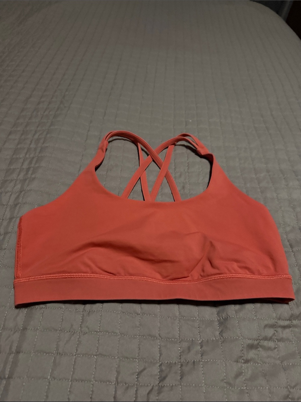 Lululemon energy Cross-Back Sports Bra - Coral